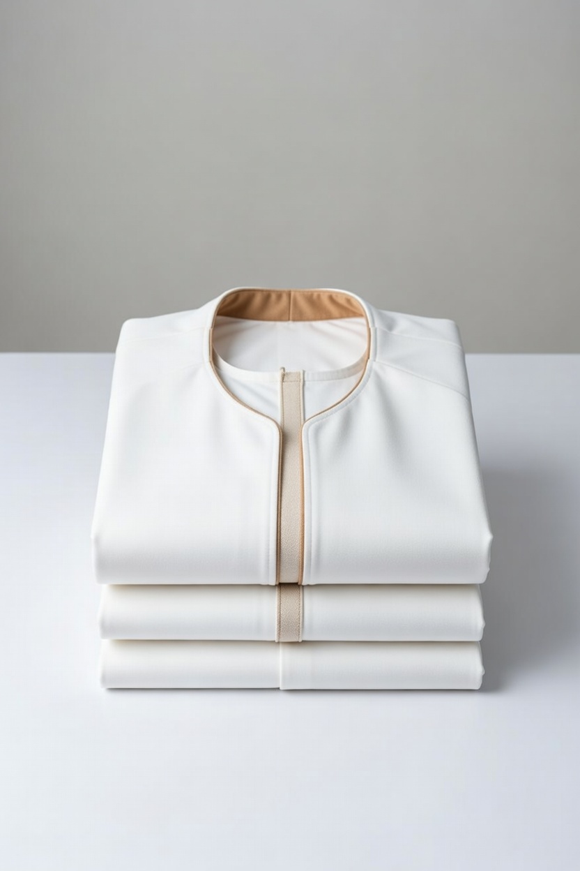 Costume de mariage africain / kaftan, combinant une longue tunique et un pantalon blanc.